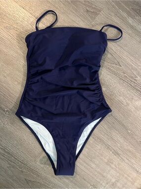 Classic Navy One-Piece Swimsuit
